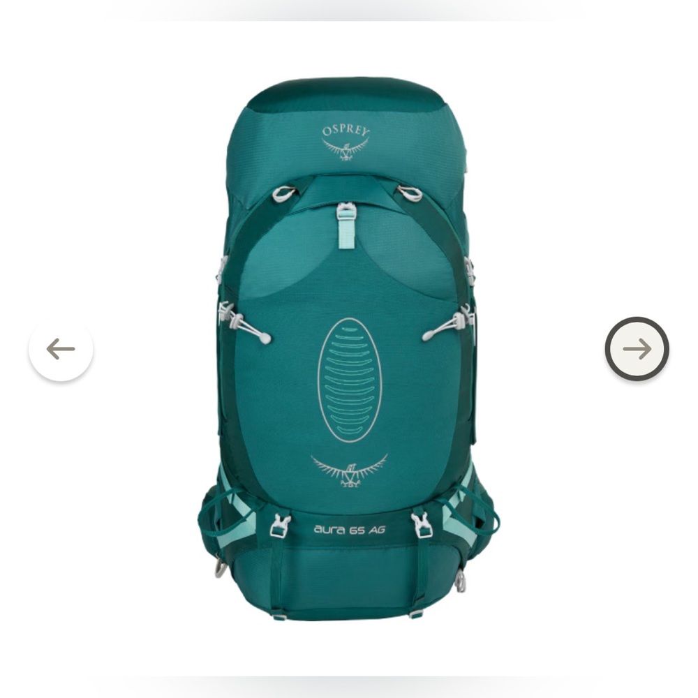 Osprey Aura AG 65 - Women's Backpack in Green / Medium